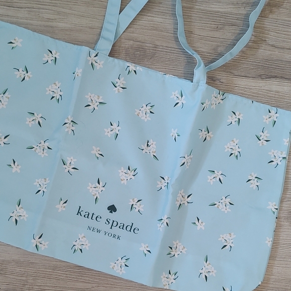 kate spade Handbags - Kate Spade Light Blue Floral Satchel New